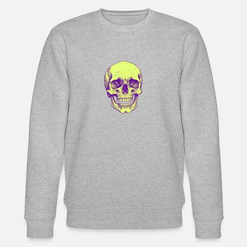 💀 Sublimé Neon Technocrat - Stanley/Stella Unisex Bio-Sweatshirt CHANGER  - Grau meliert