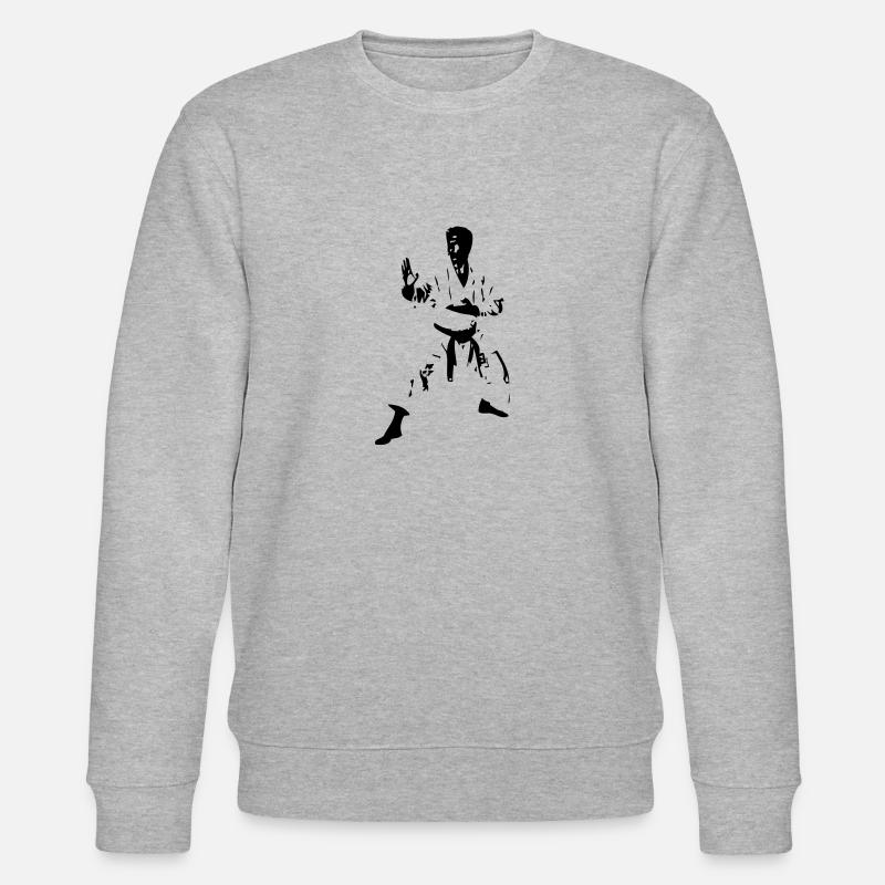 Karate 2 - Stanley/Stella Unisex Bio-Sweatshirt CHANGER  - Grau meliert