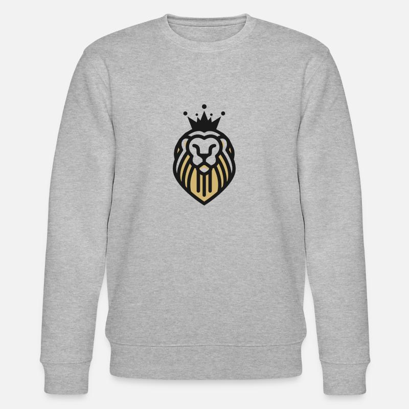 NWCMR Animals - Stanley/Stella Unisex Bio-Sweatshirt CHANGER  - Grau meliert