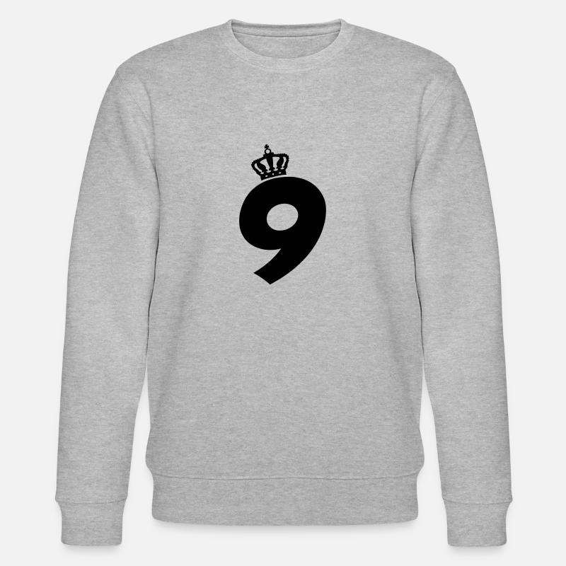 9 king - Stanley/Stella Unisex Bio-Sweatshirt CHANGER  - Grau meliert