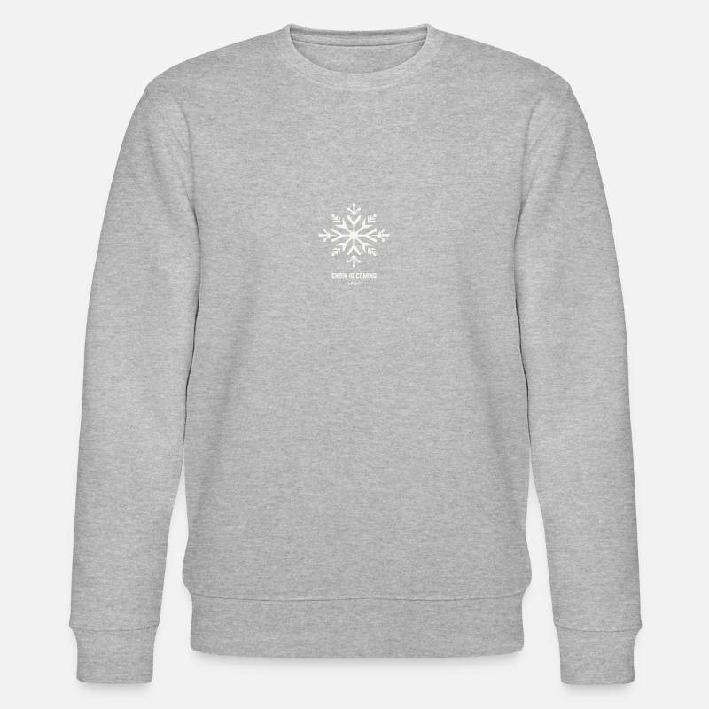 La neige arrive. - Sweat bio CHANGER Stanley/Stella Unisexe - gris chiné