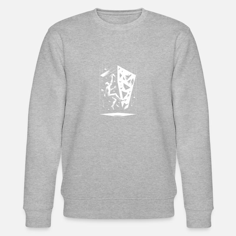 Boulderer - Stanley/Stella Unisex Bio-Sweatshirt CHANGER  - Grau meliert