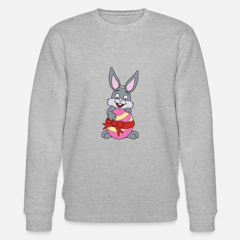 Easter motive Easter Easter bunny - Stanley/Stella CHANGER Unisex Organic Sweatshirt - heather grey