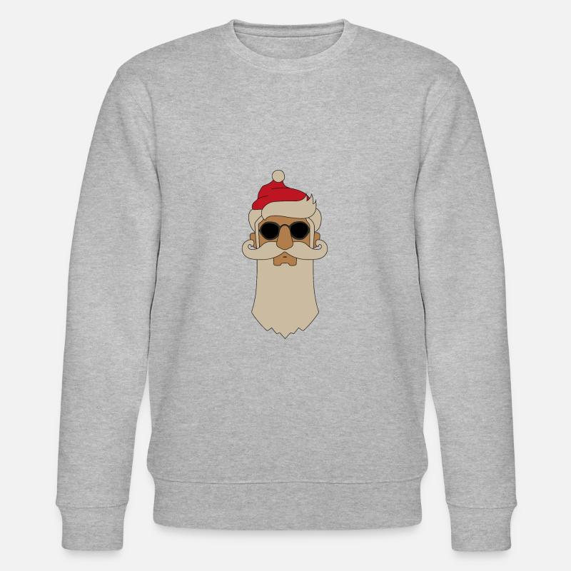 Weihnachtsmann - Stanley/Stella Unisex Bio-Sweatshirt CHANGER  - Grau meliert