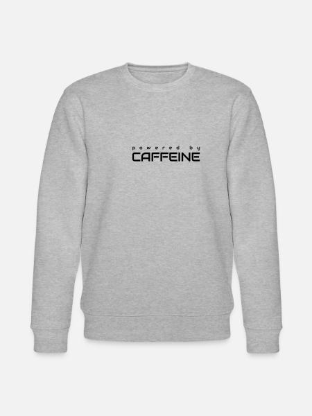 Powered By Caffeine - Stanley/Stella CHANGER Unisex Organic Sweatshirt - heather grey