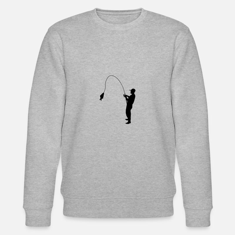 Angler - Stanley/Stella Unisex Bio-Sweatshirt CHANGER  - Grau meliert