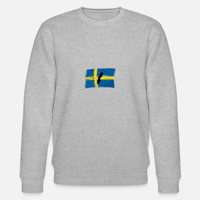 Schweden - Stanley/Stella Unisex Bio-Sweatshirt CHANGER  - Grau meliert
