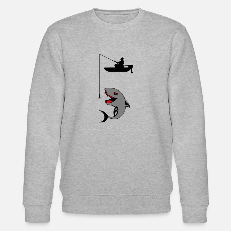 angler - Stanley/Stella Unisex Bio-Sweatshirt CHANGER  - Grau meliert