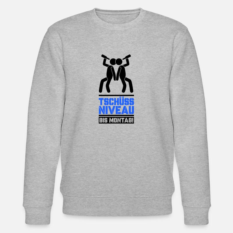 tschüss niveau 02 - Stanley/Stella Unisex Bio-Sweatshirt CHANGER  - Grau meliert