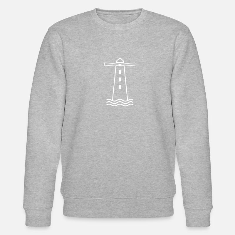 Le phare - blanc - Sweat bio CHANGER Stanley/Stella Unisexe - gris chiné