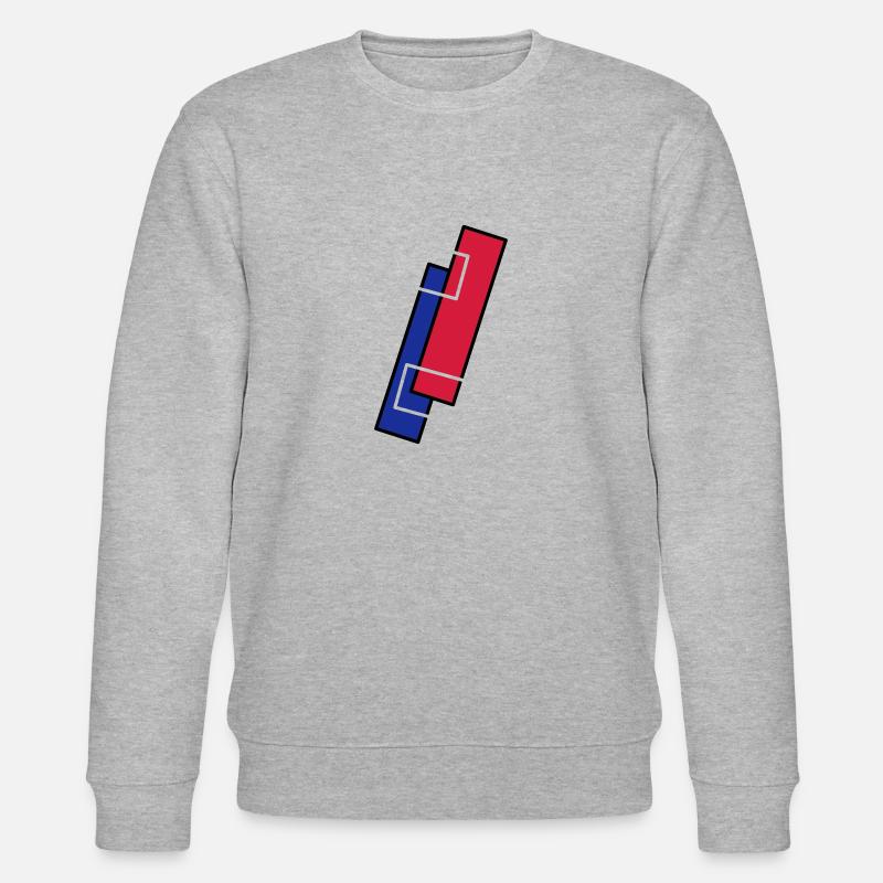 rectangles - Sweat bio CHANGER Stanley/Stella Unisexe - gris chiné