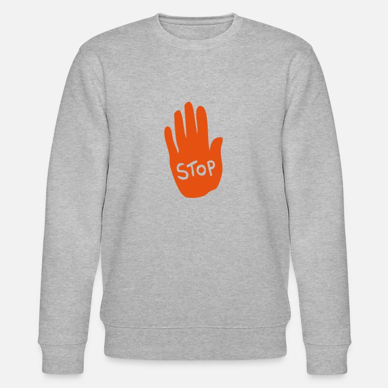 main stop 1 - Sweat bio CHANGER Stanley/Stella Unisexe - gris chiné