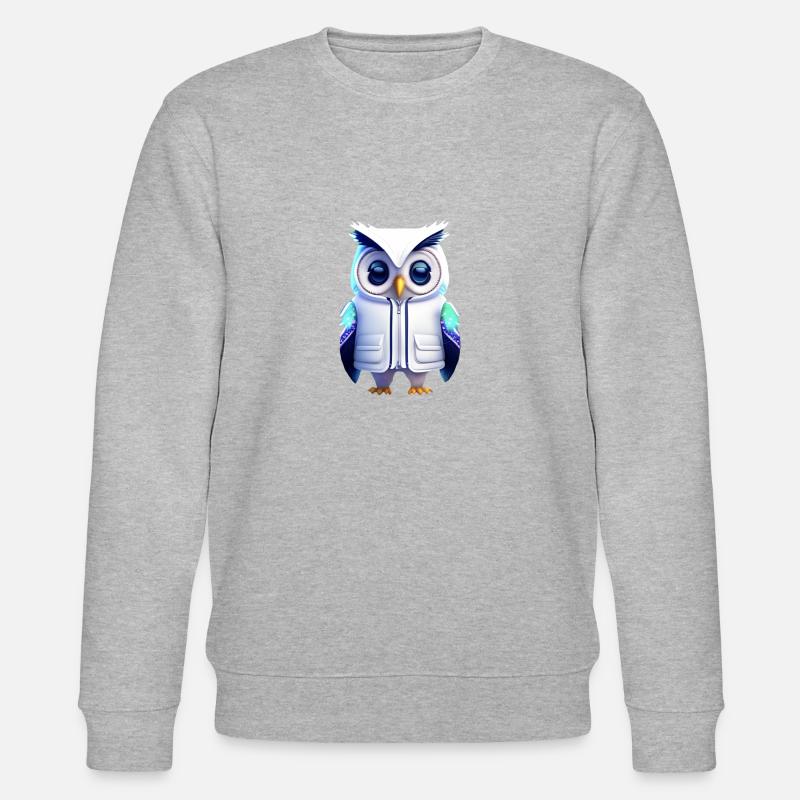 hibou - Sweat bio CHANGER Stanley/Stella Unisexe - gris chiné