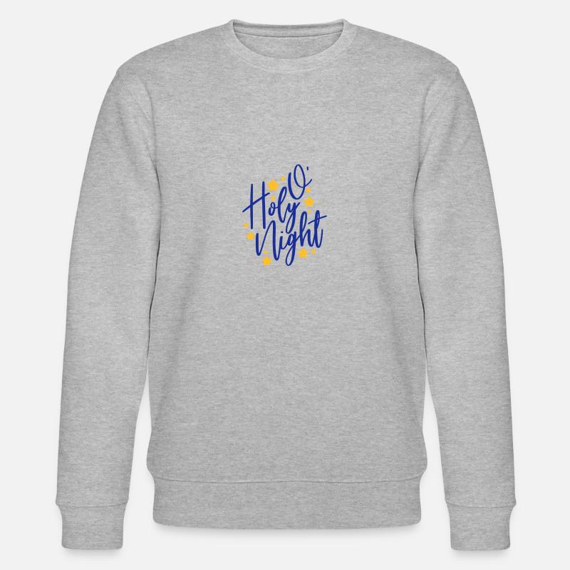 o holy night - Stanley/Stella Unisex Bio-Sweatshirt CHANGER  - Grau meliert