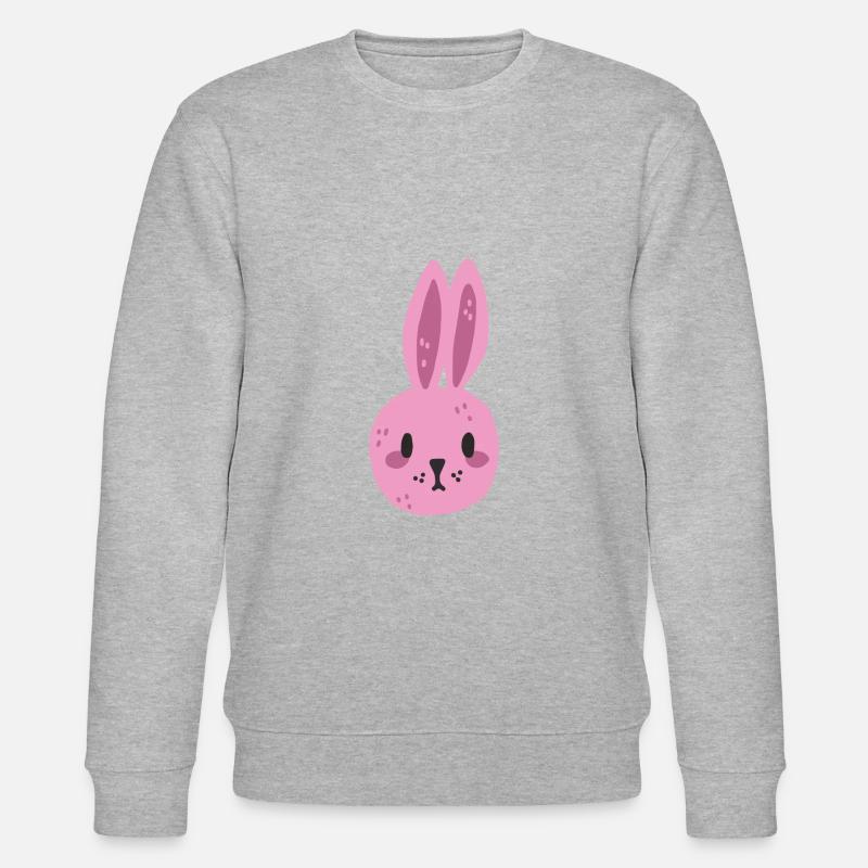 Mignon lapin chibi - Sweat bio CHANGER Stanley/Stella Unisexe - gris chiné