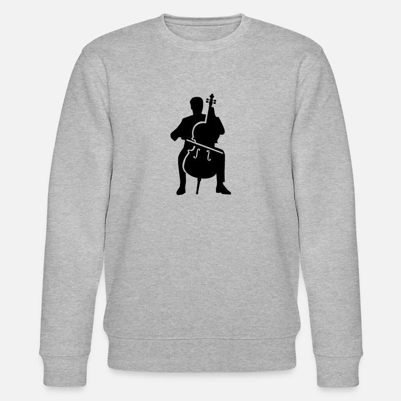 violoncelle - Sweat bio CHANGER Stanley/Stella Unisexe - gris chiné