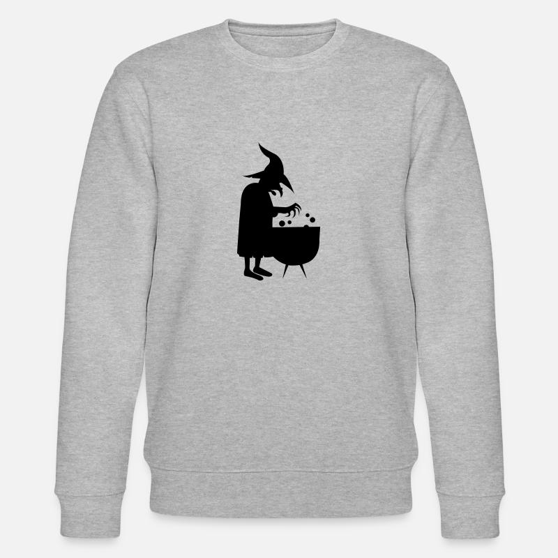 hexe - Stanley/Stella Unisex Bio-Sweatshirt CHANGER  - Grau meliert