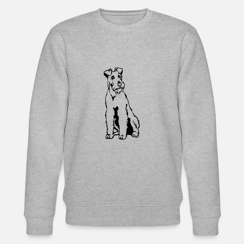 Irish Terrier - Stanley/Stella Unisex Bio-Sweatshirt CHANGER  - Grau meliert