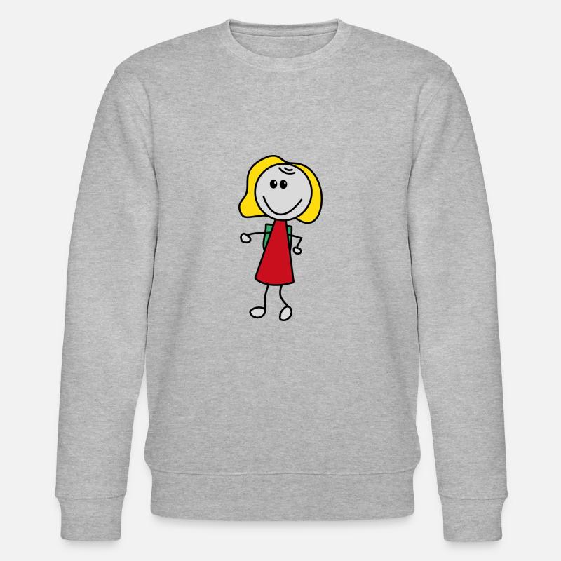 Mädchen - Stanley/Stella Unisex Bio-Sweatshirt CHANGER  - Grau meliert