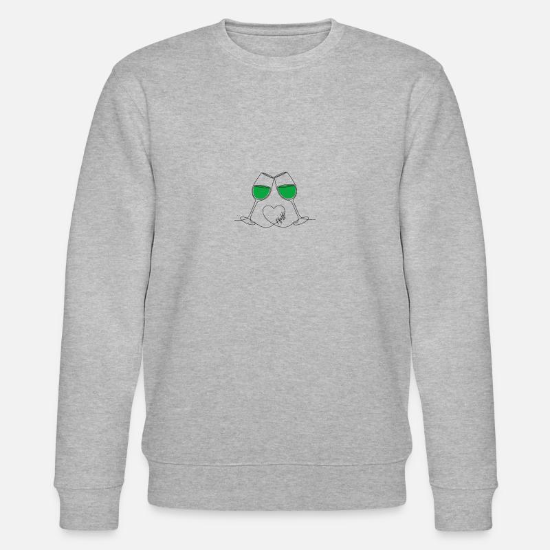 Pfefferminzlikör Pfeffi - Stanley/Stella Unisex Bio-Sweatshirt CHANGER  - Grau meliert