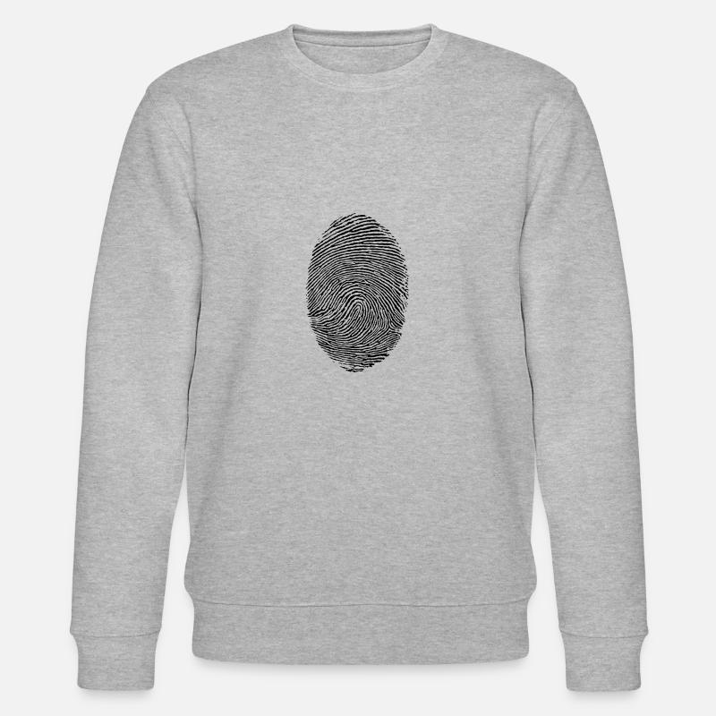 Fingerabdruck - Stanley/Stella Unisex Bio-Sweatshirt CHANGER  - Grau meliert