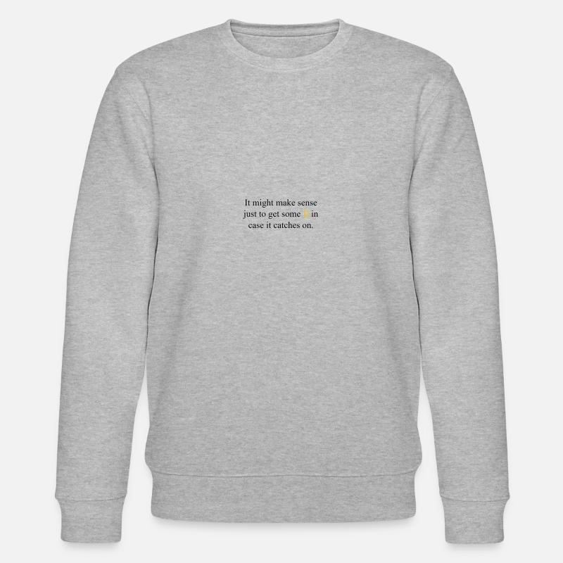 ₿TeeSee - Sweat bio CHANGER Stanley/Stella Unisexe - gris chiné