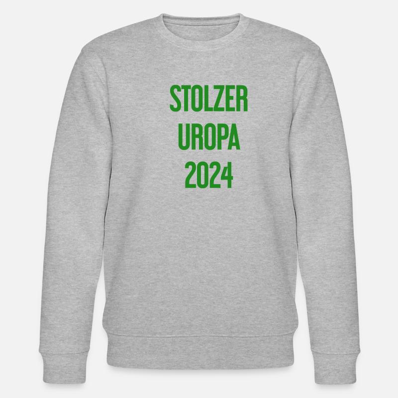 Stolzer Uropa 2024 - Stanley/Stella Unisex Bio-Sweatshirt CHANGER  - Grau meliert