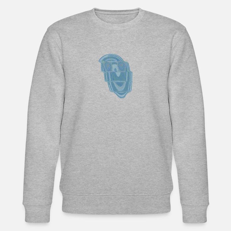 smile - Stanley/Stella Unisex Bio-Sweatshirt CHANGER  - Grau meliert