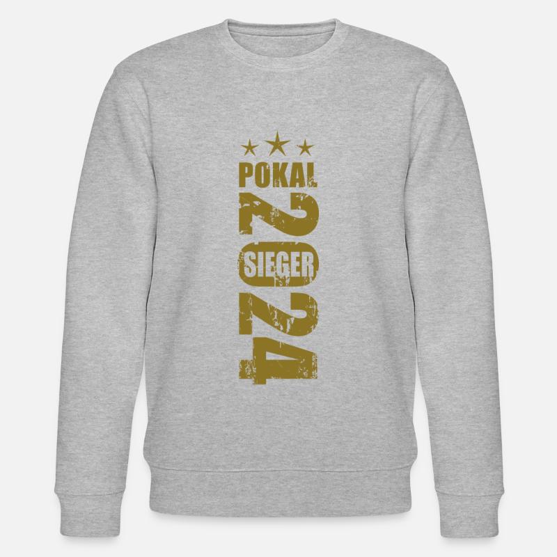 Pokalsieger 2024 - Stanley/Stella Unisex Bio-Sweatshirt CHANGER  - Grau meliert