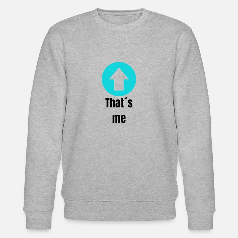 das bin Ich transformed - Stanley/Stella Unisex Bio-Sweatshirt CHANGER - Grau meliert
