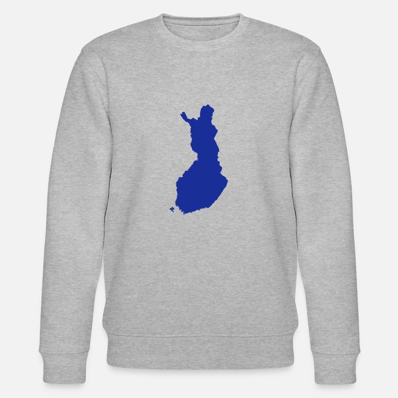 Finnland - Stanley/Stella Unisex Bio-Sweatshirt CHANGER  - Grau meliert