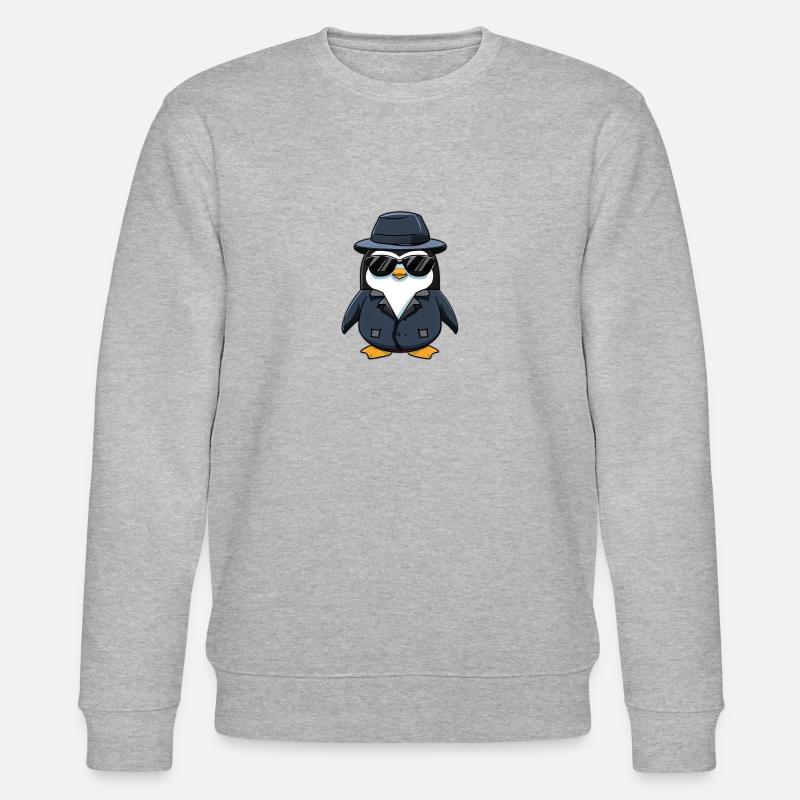 Mr. Pinguin - Stanley/Stella Unisex Bio-Sweatshirt CHANGER - Grau meliert