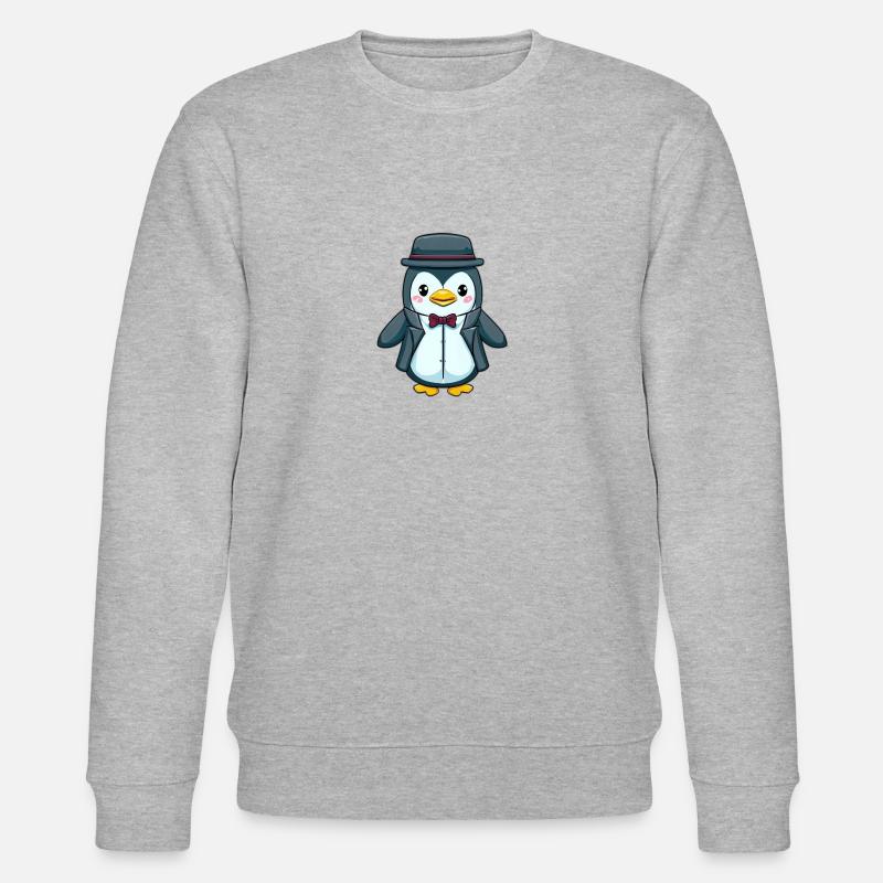 Pinguin - Stanley/Stella Unisex Bio-Sweatshirt CHANGER  - Grau meliert