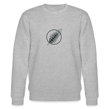 "Ähre" - Stanley/Stella Unisex Bio-Sweatshirt CHANGER  - Grau meliert - Vorne - Nik (191cm) & Marisol (170cm)