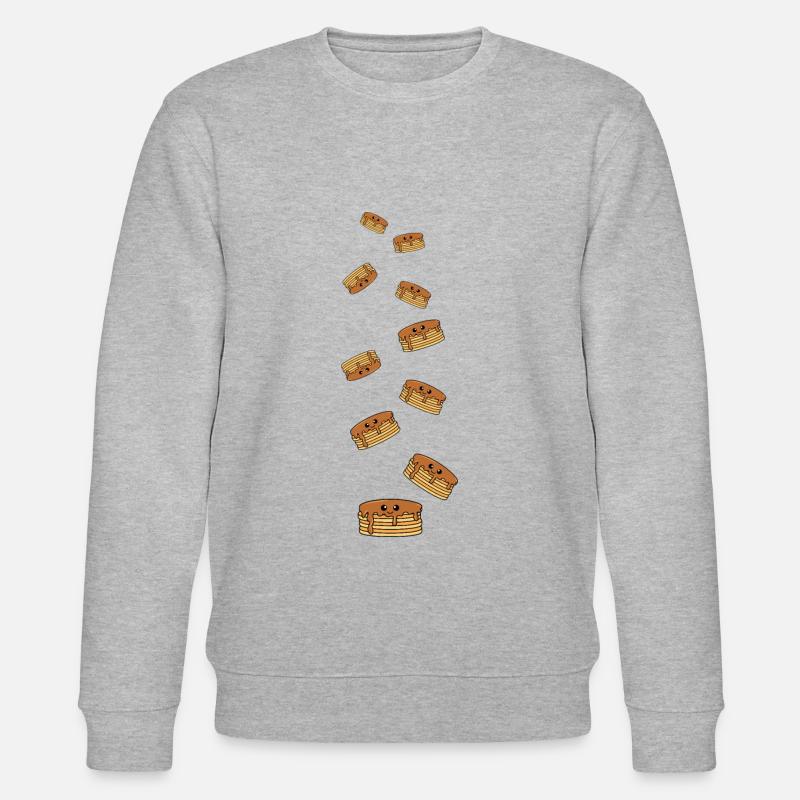 Pancake Comic - Stanley/Stella CHANGER Unisex Organic Sweatshirt - heather grey