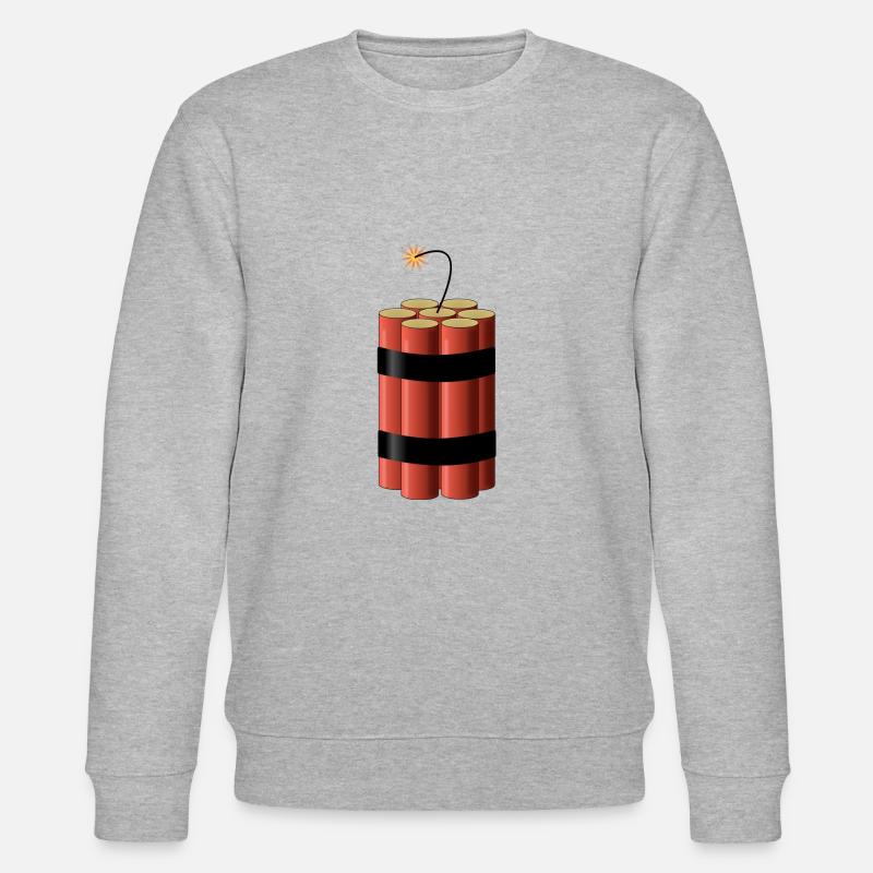 Dynamite TNT - Stanley/Stella Unisex Bio-Sweatshirt CHANGER  - Grau meliert