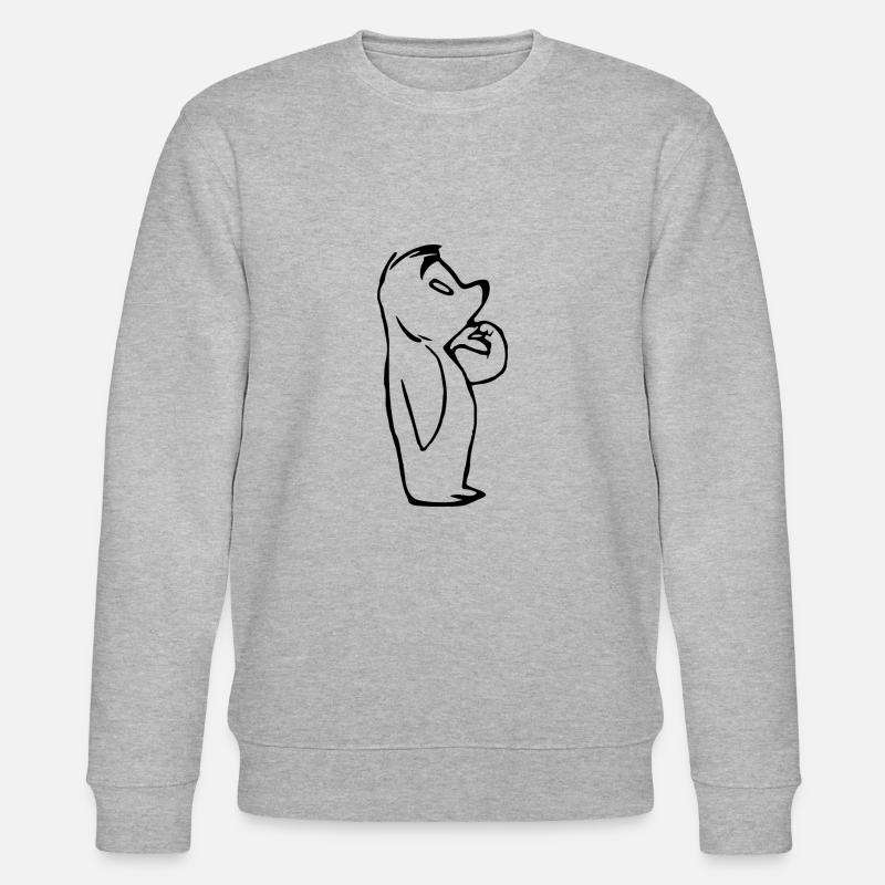 Pensée d'ours - Sweat bio CHANGER Stanley/Stella Unisexe - gris chiné