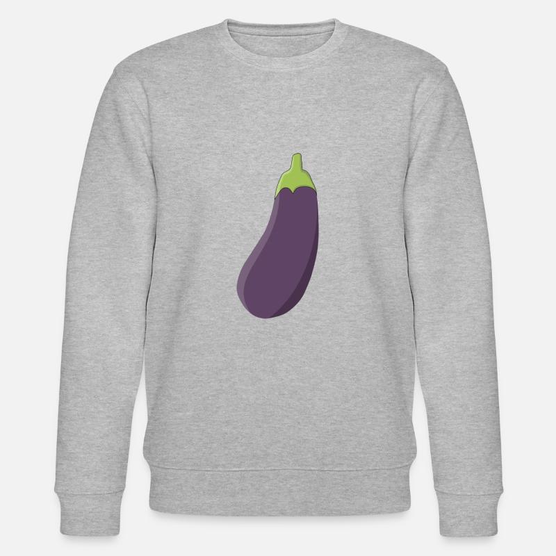 Aubergine - Stanley/Stella Unisex Bio-Sweatshirt CHANGER  - Grau meliert