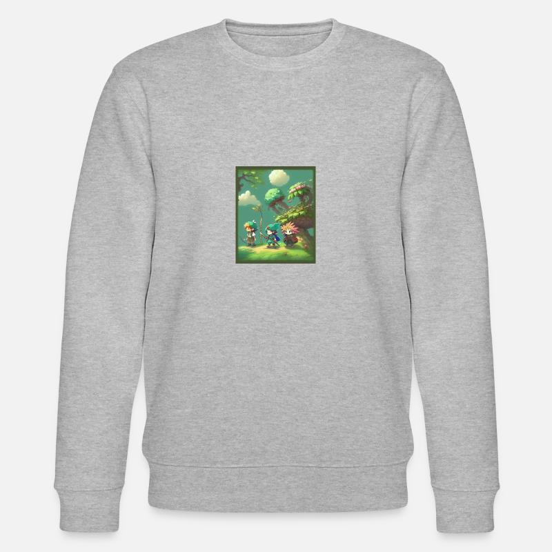 Ein Fantasieleben - Stanley/Stella Unisex Bio-Sweatshirt CHANGER  - Grau meliert