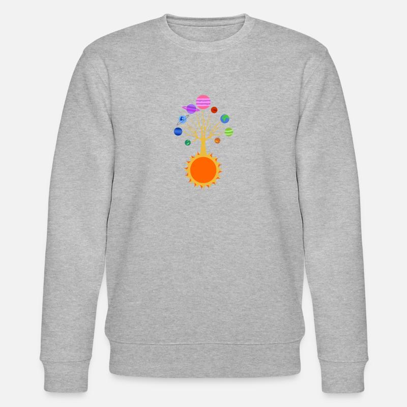 Arbre système solaire - Sweat bio CHANGER Stanley/Stella Unisexe - gris chiné
