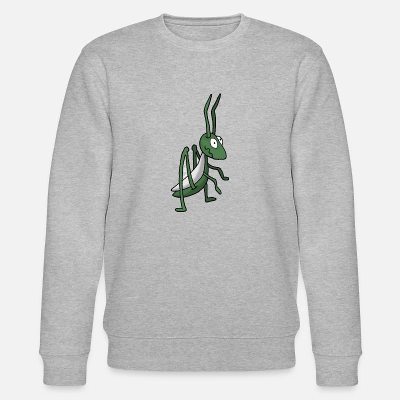 Grashüpfer - Stanley/Stella Unisex Bio-Sweatshirt CHANGER  - Grau meliert