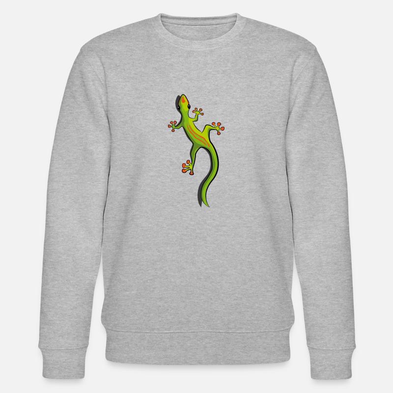 Gecko - Stanley/Stella Unisex Bio-Sweatshirt CHANGER  - Grau meliert