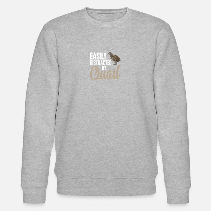 Oiseau de caille - Sweat bio CHANGER Stanley/Stella Unisexe - gris chiné