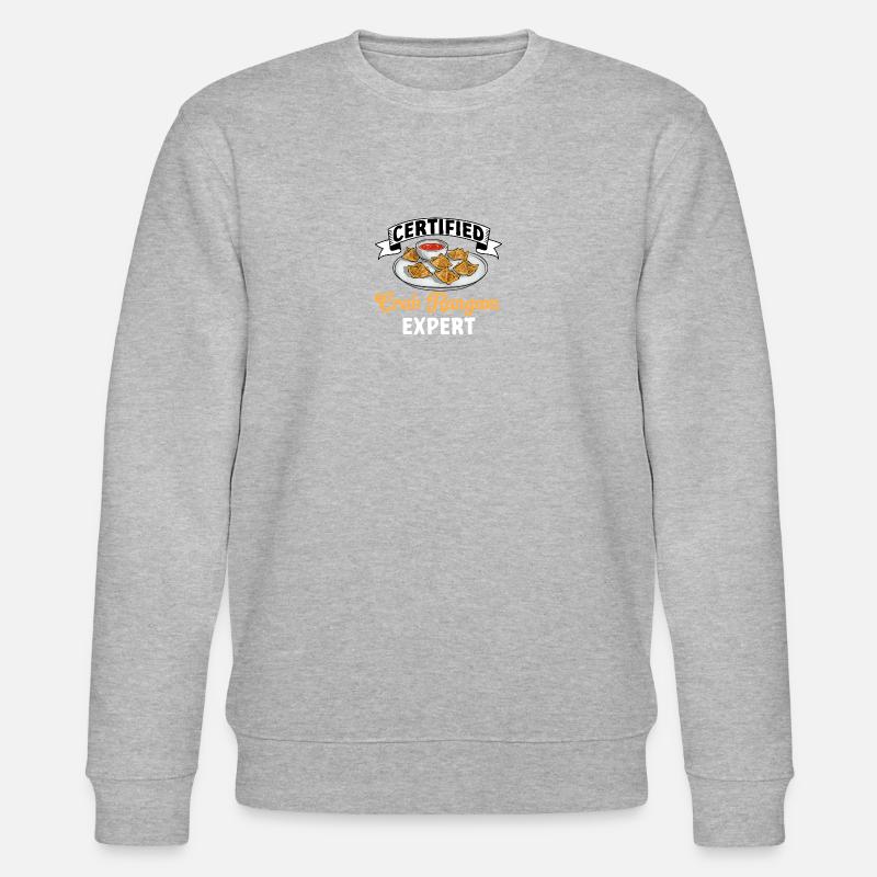 Krabben Rangoon Crab Rangoon - Stanley/Stella CHANGER Unisex Organic Sweatshirt - heather grey