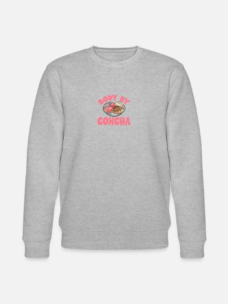 Concha Hispanic Mexican Pan Dulce - Stanley/Stella CHANGER Unisex Organic Sweatshirt - heather grey