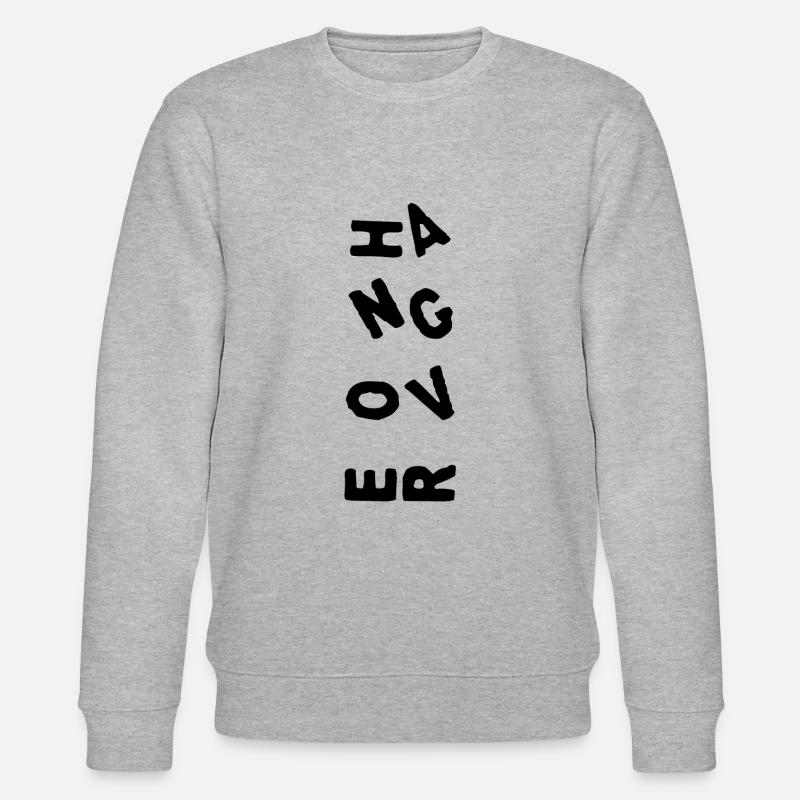 Lettrage de gueule de bois - Sweat bio CHANGER Stanley/Stella Unisexe - gris chiné