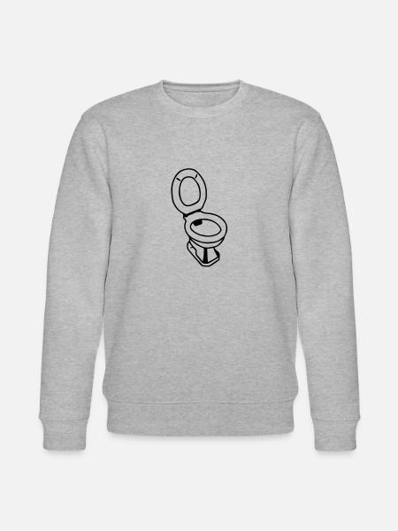 Scheiße wc WC1 - Stanley/Stella Unisex Bio-Sweatshirt CHANGER - Grau meliert