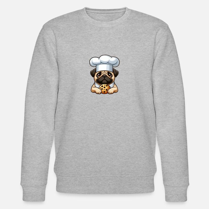 Carlin Chef avec biscuit - Sweat bio CHANGER Stanley/Stella Unisexe - gris chiné