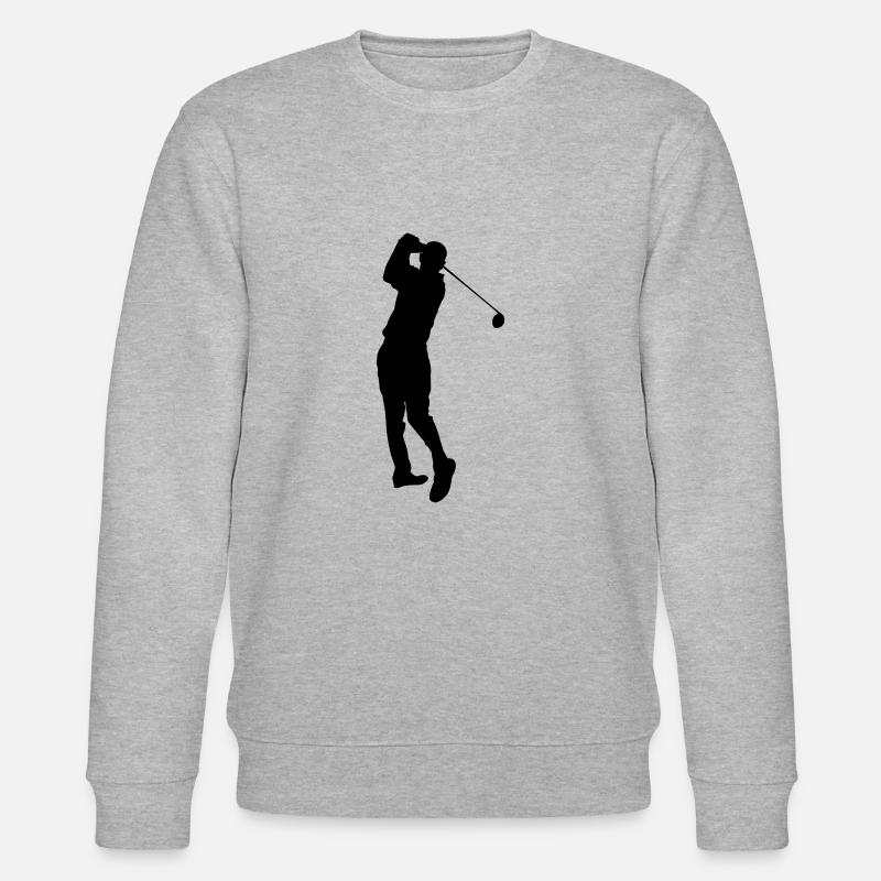 Golfspieler - Stanley/Stella Unisex Bio-Sweatshirt CHANGER  - Grau meliert