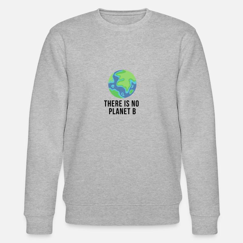 There is no planet b - Stanley/Stella Unisex Bio-Sweatshirt CHANGER  - Grau meliert